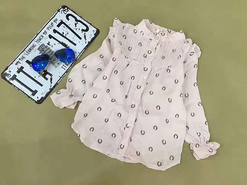 Chemise fille à manche longue en coton - Ref 2087036 Image 20