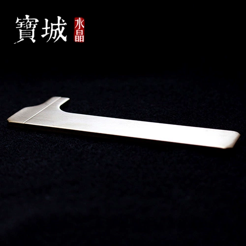 Мини -одноклассница калибровка кашемира калибровка медной карты локтевая карта Diy Beads Измерение инструмента