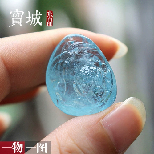 Натуральная резная сапфировая подвеска, ожерелье из кварца, аксессуар, аксессуары, 21×27мм