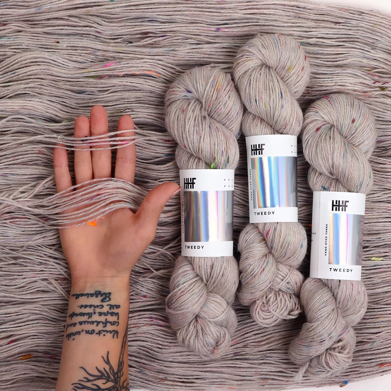 Hhf Tweedy Dk Hedgehog Yarn Irish Imported Wool Hand-Dyed Yarn Interlock Yarn 100g 230m Hhf Tweedy Dk Hedgehog Yarn Irish Imported Wool Hand-Dyed Yarn Interlock Yarn 100g 230m