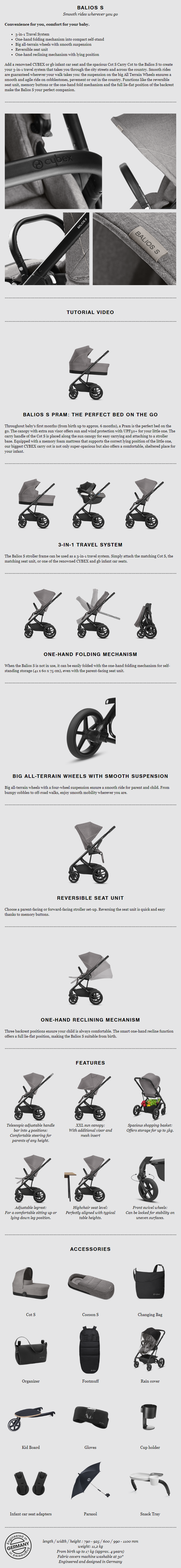 cybex balios m 3 in 1