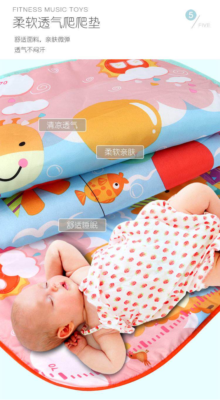 Гимнастический тренажер для детей 【Увеличить пульт дистанционного управления зарядки】новорожденных детские игрушки свет и звук раннего образования детские ноги фортепиано бесплатно фитнес кадр OTHER