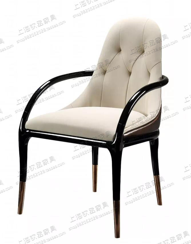 American post-modern wood chair Northern Europe simple luxury designer reception chair sales chair restaurant chair