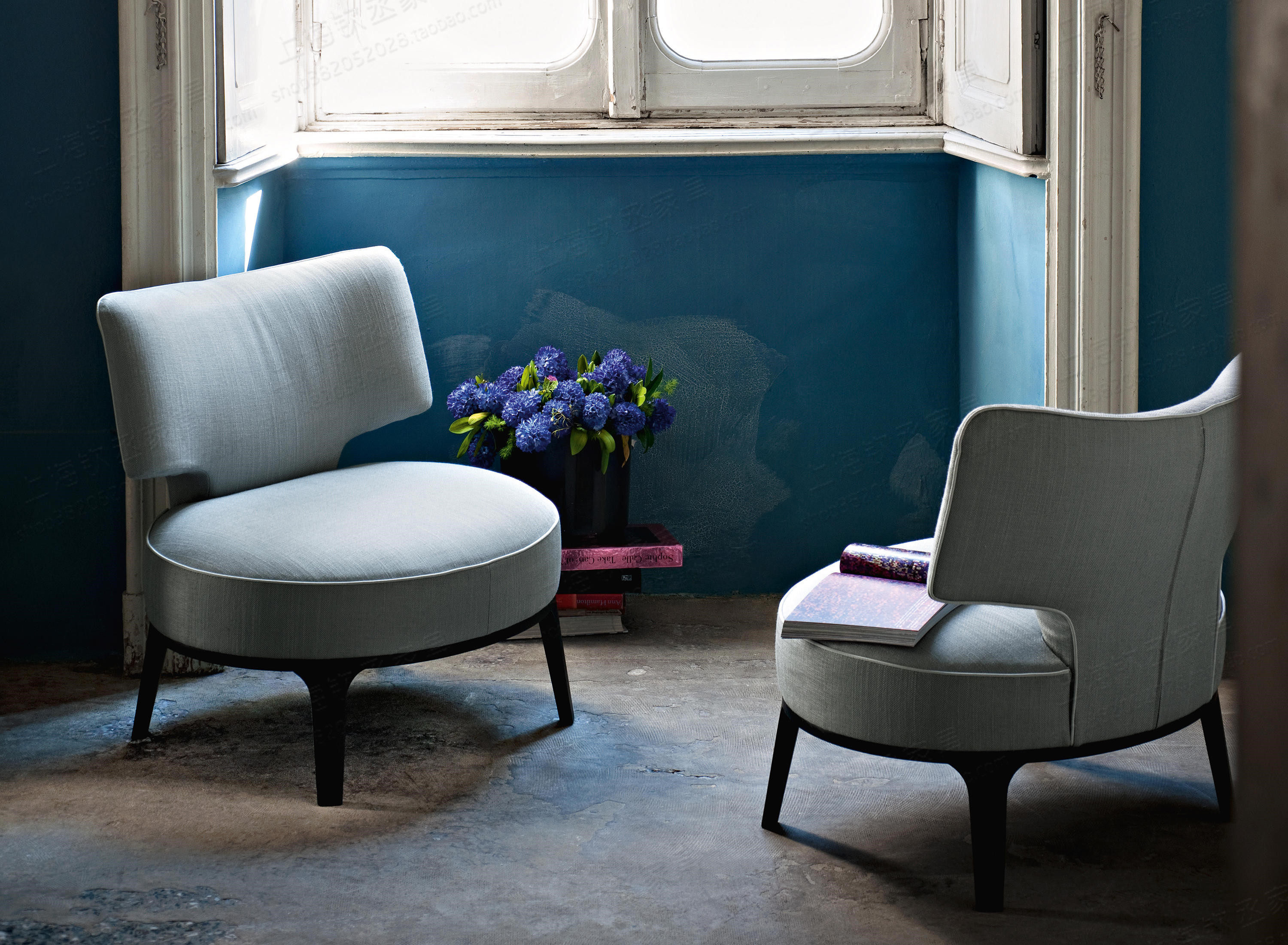 Nordic light luxury solid wood single chair postmodern minimalist fashion negotiation chair leisure back chair designer sofa chair