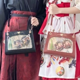 呜咚小铺原创日常透明斜挎二次元徽章吧唧古风痛包女【春山蝶令】