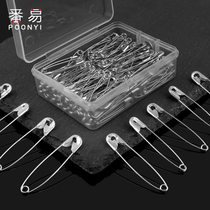 Pin Pin Pin safety silver metal fixed clothes tag badge buckle buckle needle decoration simple office supplies
