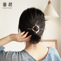 Hairpin Simple Modern Daily plate hairpin childrens one-character ball hair hairpin elegant hair jewelry headwear hair hairpin hair hairpin