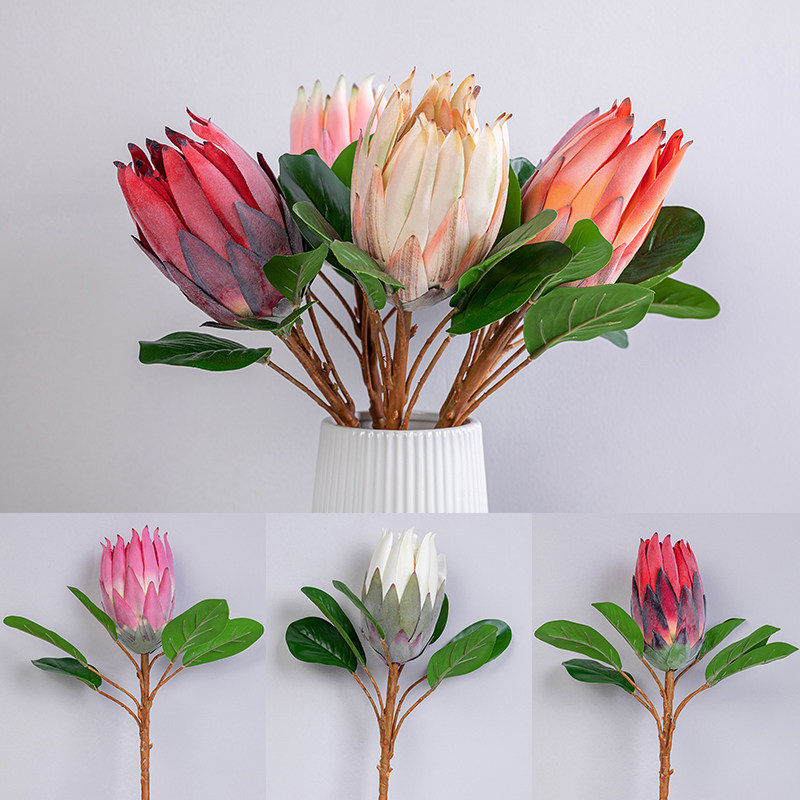 Emulation emperors hold flower brides to marry emulation flower upscale 2020 new brigade filming the family of the dining room decoration