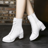 Демисезонная удерживающая тепло танцующая обувь, сапоги, коллекция 2021, из натуральной кожи, мягкая подошва