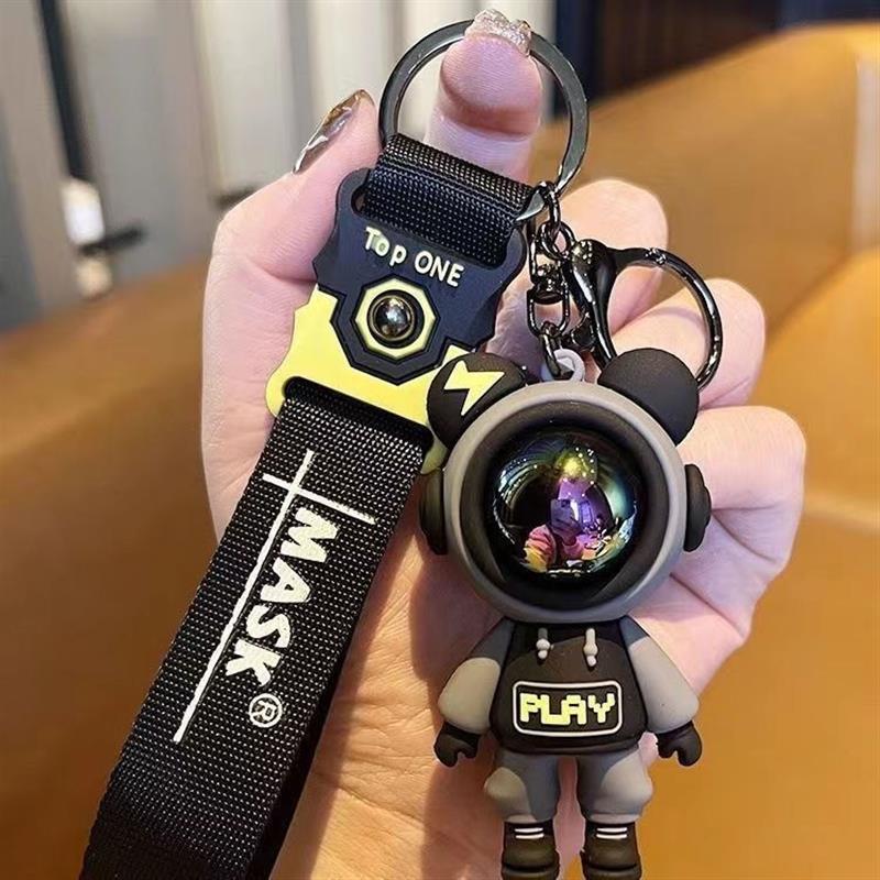 Exquisite Bear Keychain, Personalized Doll, Cartoon Male and Female Car Key Pendant, Bag Pendant, Doll Key Chain