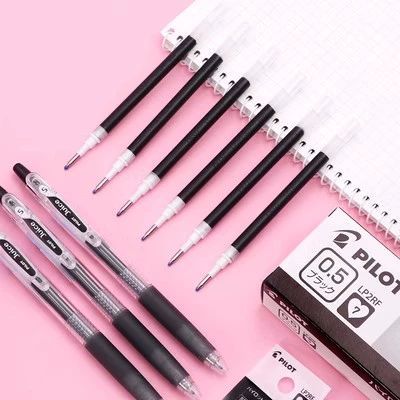 Японская пилот Payo Juice Juice Core LP2RF-8EF Нейтральная доска голова головы черное ядро ​​черное 0,5 мм