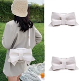 Милая небольшая сумка, универсальная сумка на одно плечо с бантиком, в корейском стиле