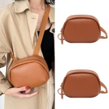 Сумка через плечо, демисезонная полиуретановая сумка на одно плечо, небольшая сумка, коллекция 2021, из натуральной кожи, японские и корейские