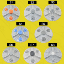 Crowdsen Washing Machine Wave Wheel Accessories Turntable Diameter 32 5 34 35 5 37 37 5 cm 11 11 Wave Wheel Accessories