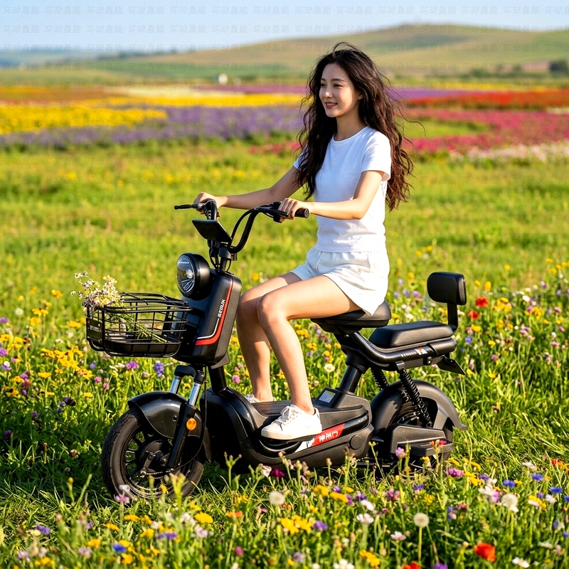 2026 New National Standard Electric Bicycle for Women, Adult Electric Scooter, Student Campus Leisure Cycling Bike