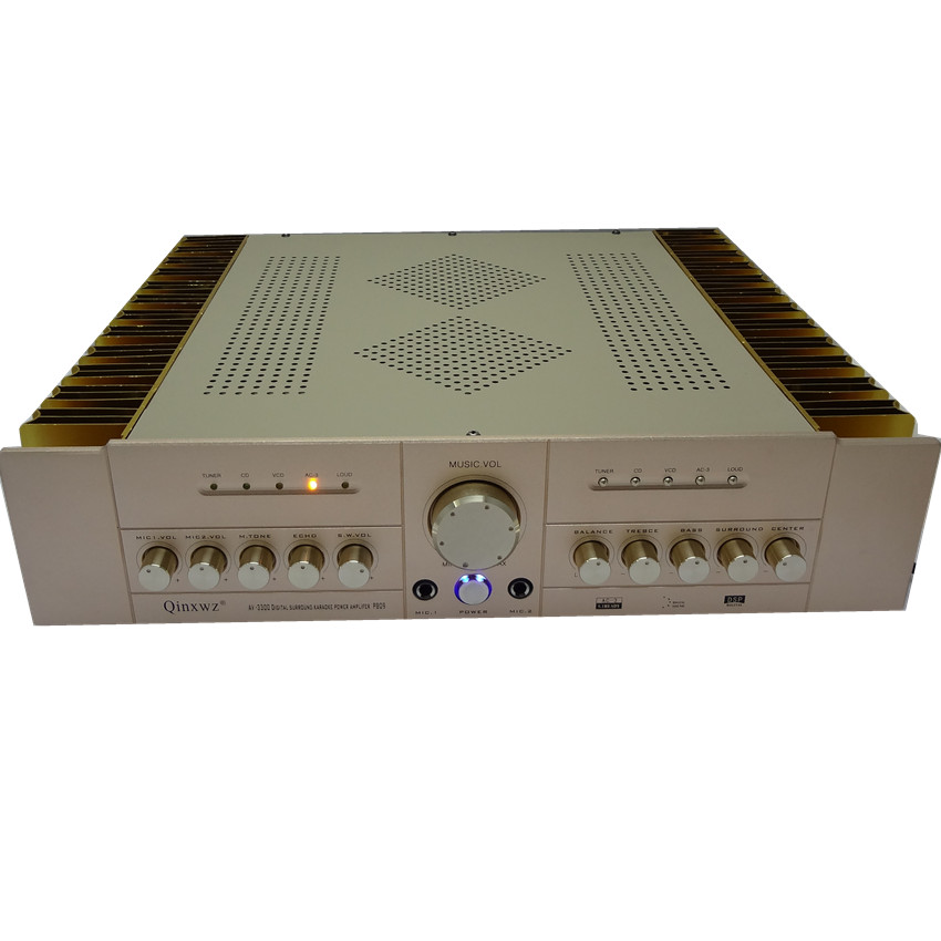 1200W built-in Bluetooth power amplifier 5 1 channel High power home cinema Karaoke power amplifier pure power amplifier