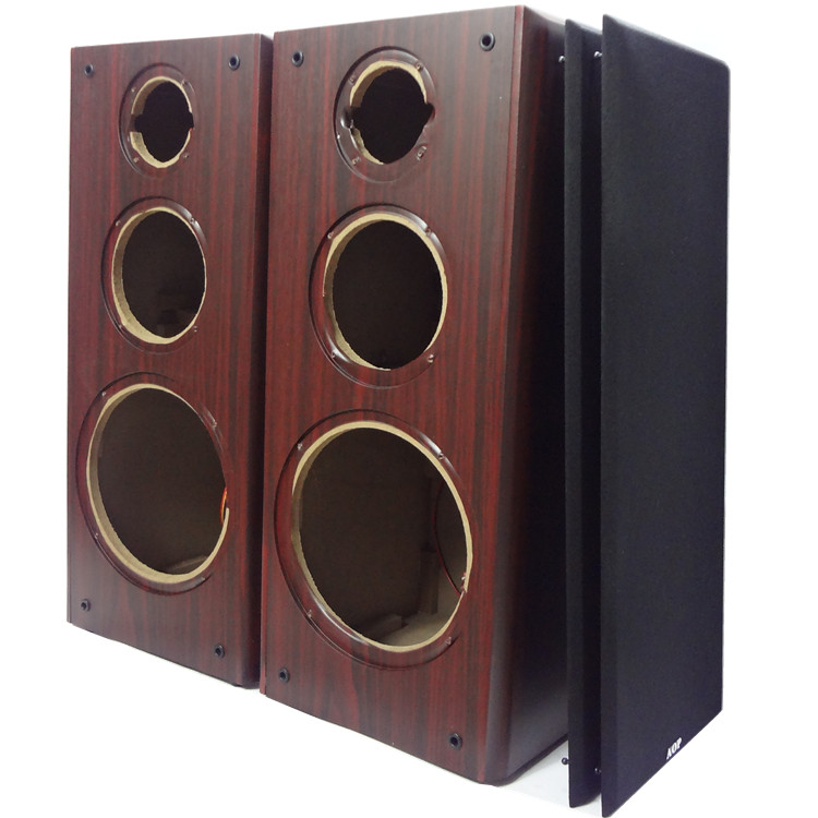 8-inch high medium and low three-frequency Hifi speaker quality wood bookshelf style wood empty box 8 inch speaker housing-Taobao