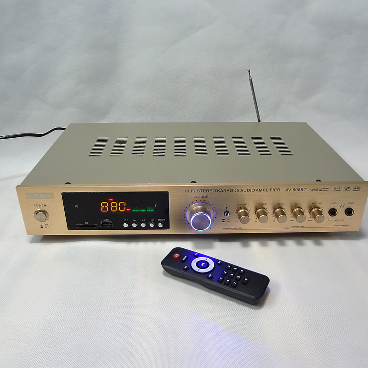 Home 5 Track HiFi Home Cinema Karokav Power Amplifier High Power Radio Bluetooth Utiliti