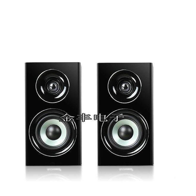 4-inch 2-0 passive bookshelf desktop surround HIFI Deputy speaker satellite sound power amplifier TV wall-mounted speaker sound-Taobao