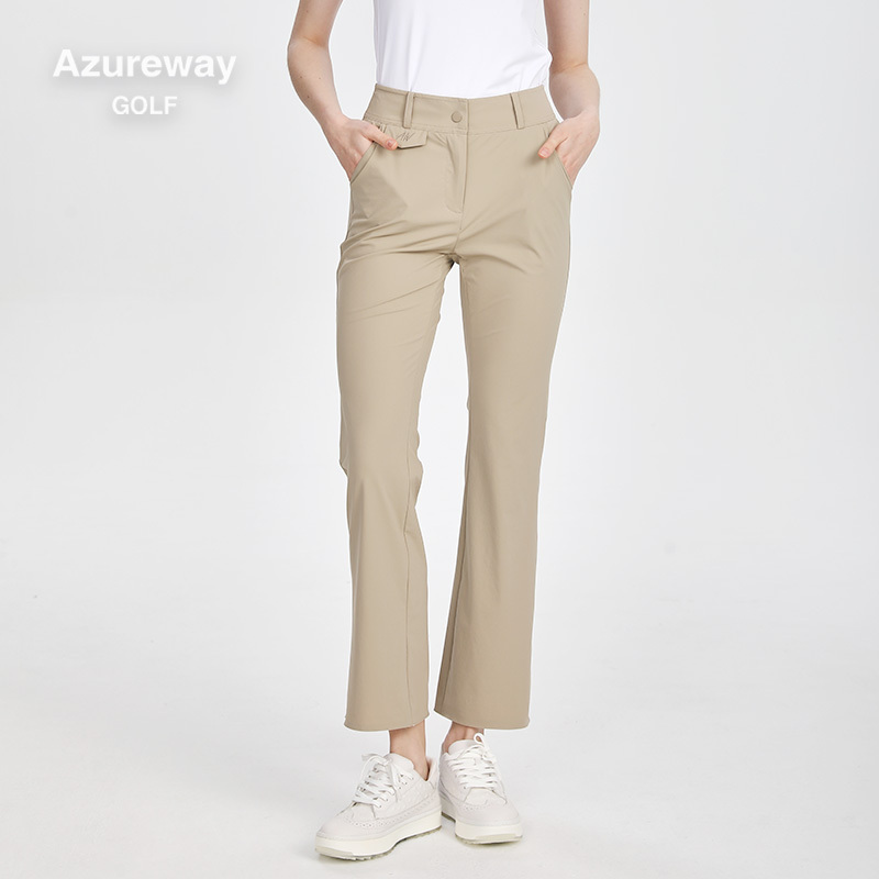 Aw Women's Golf Pants Quick-Drying Slim Fit Flared Long Pants Stretchy Breathable Sports Pants Summer Golf Pants for Women Aw Women's Golf Pants Quick-Drying Slim Fit Flared Long Pants Stretchy Breathable Sports Pants Summer Golf Pants for Women