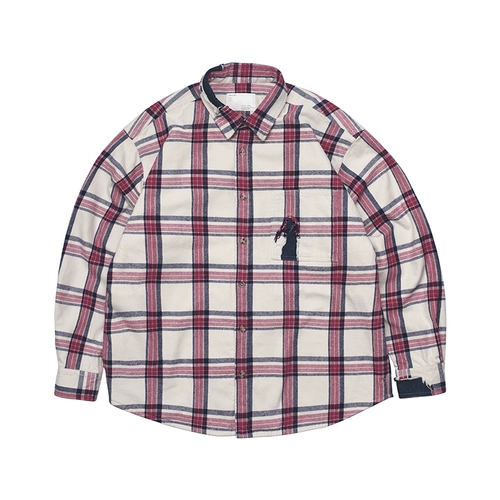 SeedClub Black Label Premier версия сильной витой хлопковой тяжелой пряжи, фиксированная ткань разрушает джинсовую рубашку сплайсинга