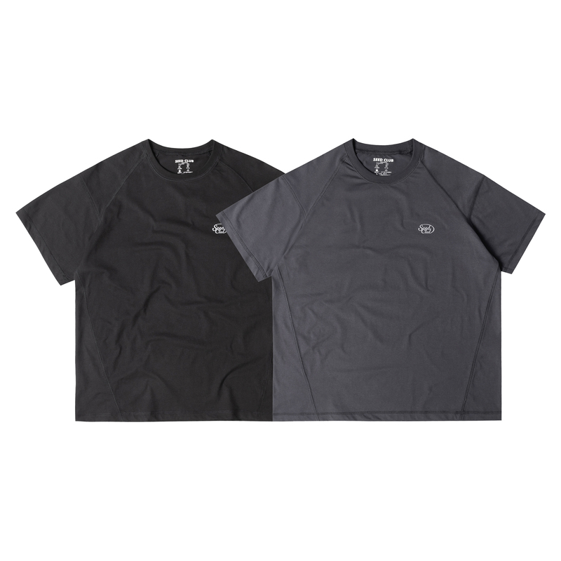 Seedclub Black Label (Laser Perforated Quick-Drying Reflective Logo Printed Short-Sleeve) 150G/M² Short-Sleeve