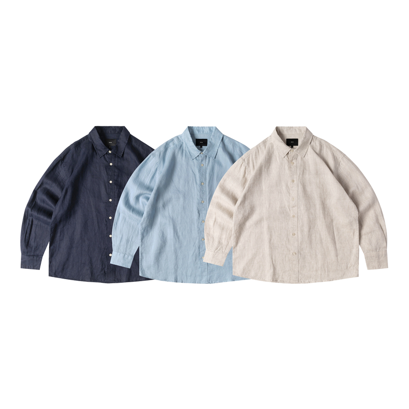 Seedclub Black Label (European Imported Linen Long-Sleeved Shirt) 280G/M² Linen Long-Sleeved Shirt Seedclub Black Label (European Imported Linen Long-Sleeved Shirt) 280G/M² Linen Long-Sleeved Shirt