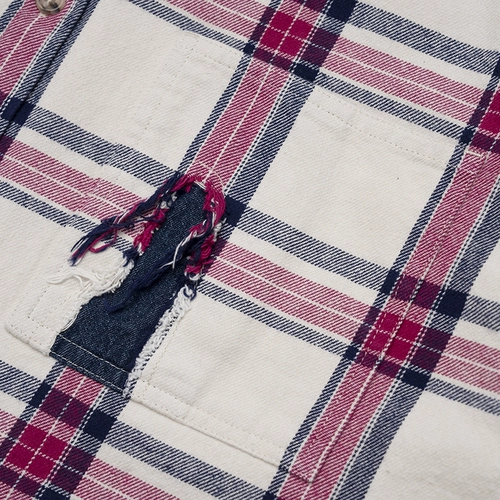 SeedClub Black Label Premier версия сильной витой хлопковой тяжелой пряжи, фиксированная ткань разрушает джинсовую рубашку сплайсинга