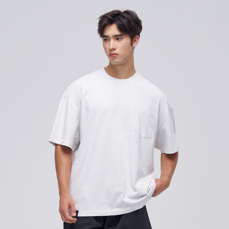 Seedclub Black Label (Comfortable Short-Sleeve) 245g Sorro Yarn Anti-Uv50+ Washed T-Shirt for Men, White Seedclub Black Label (Comfortable Short-Sleeve) 245g Sorro Yarn Anti-Uv50+ Washed T-Shirt for Men, White