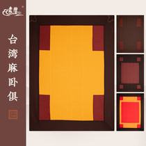 Yuanchen monks double-layered and three-layered robes for worship and sleeping yellow and brown Taiwanese hemp monks monks and bhikkhus receive ordination at the Dharma assembly