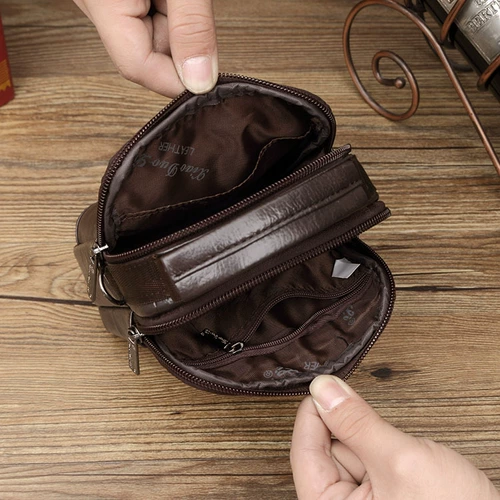 Маленькая небольшая сумка, универсальная кожаная сумка на одно плечо, 13 года, цвет, из натуральной кожи, воловья кожа