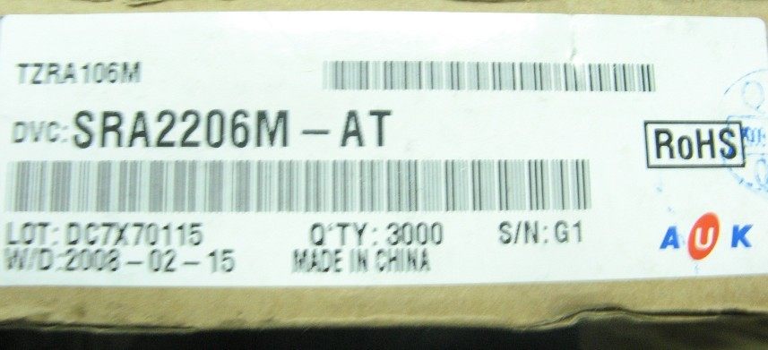 SRA2206M-AT TO-92 Triode 2206