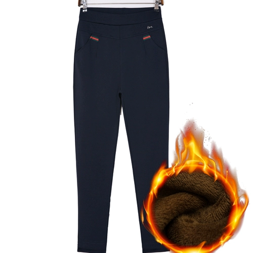 Эластичные штаны для матери, 40-50 лет, высокая талия, для среднего возраста, увеличенная толщина