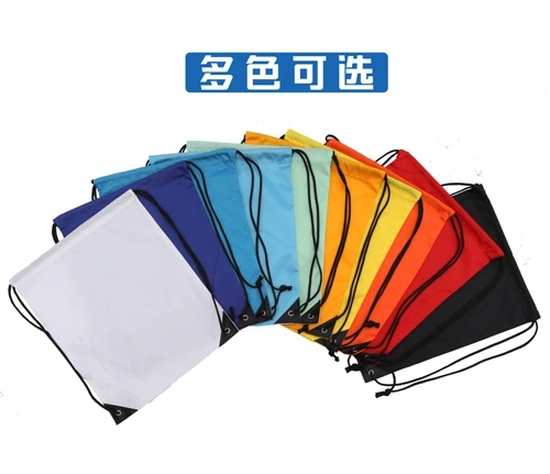 Барсетка, простой мешочек, рюкзак, спортивная водонепроницаемая сумка, на шнурках, делается под заказ, с печатью вашего логотипа