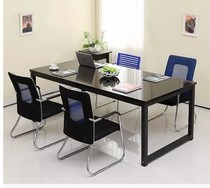 Conference table Computer desk Boss table Staff training meeting guests to negotiate simple modern staff desk custom-made