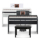Электрическое пианино Yamaha P225B профессиональный молоток с 88 клавишами для начинающих, белое портативное электронное пианино P223B mini 4