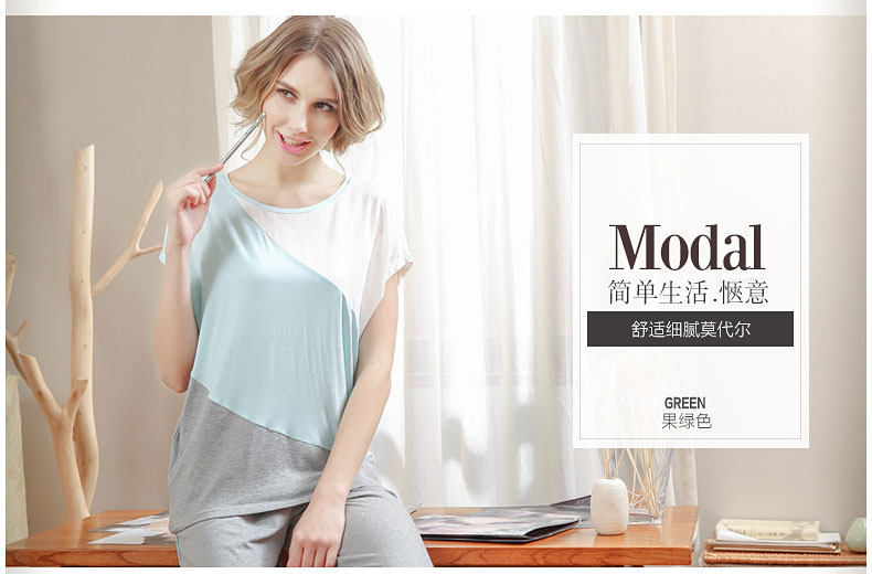 Pyjama pour femme HODO   à manche courte - Ref 2991419 Image 10