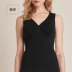 Đậu đỏ với áo ngực ấm áo vest nữ dày cộng với quần áo nhung mùa thu chạm đáy áo sơ mi body đồ lót mùa đông áo đơn - Áo ấm áo giữ nhiệt uniqlo Áo ấm