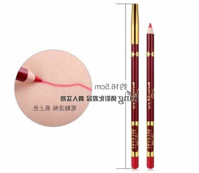 Son môi [mua 2 để gửi 1] son ​​môi nhung mờ son môi bút chì môi dì màu không thấm nước bền màu - Bút chì môi / môi lót son bút chì elf	