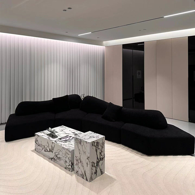 Image showcasing Italian minimalist rock sofa: the versatile furniture solution for ...