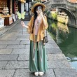 凝紫萱 浅夏 宋制新中式汉服女2026新款宋裤日常汉元素套装灯笼裤
