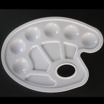 10 six-eye 10 style color plate plastic oval palette gouache watercolor paint plate drawing board