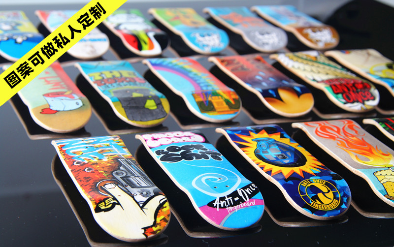 ANTI ONCE professional finger skateboard set can be customized personalized pattern DIY pattern