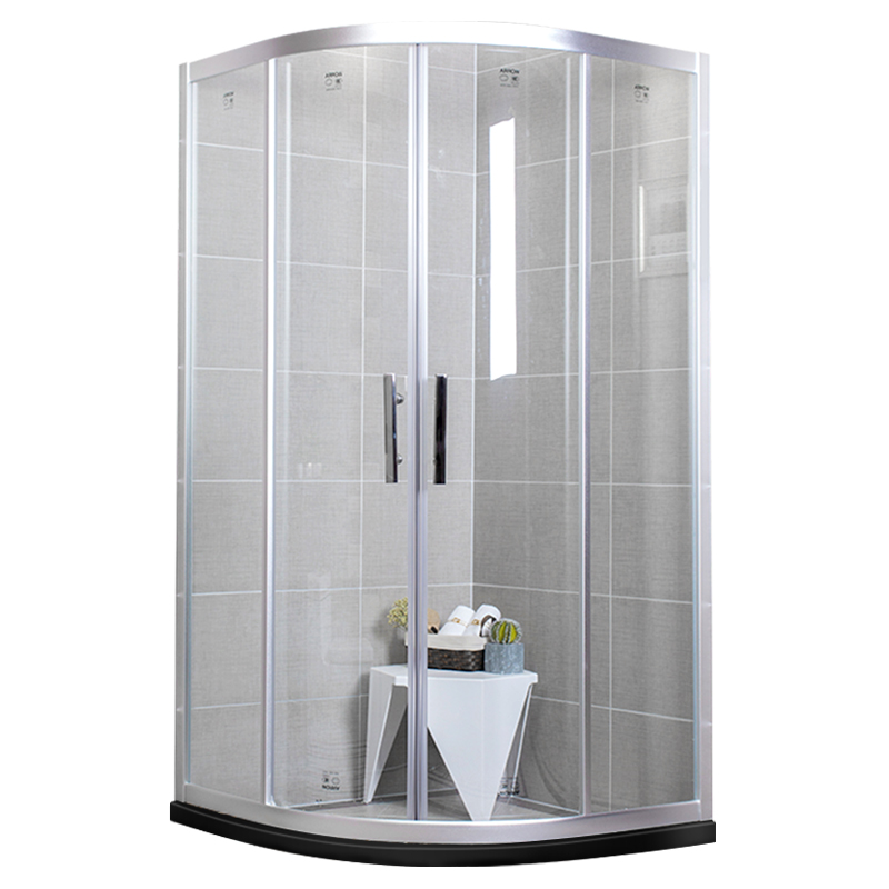 arrow shower room arc fan integralroom glass partition diamond screen dry wet separation custom al034