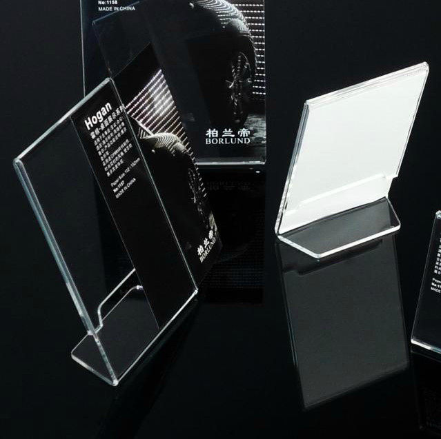 Hogan acrylic table card A4 table card table tag display stand card conference card Office table tag price tag