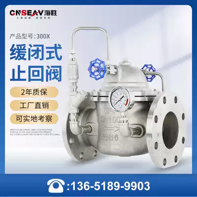 304 stainless steel 300X micro-resistance closed check valve water control valve one-way fire pump check valve