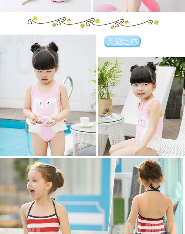 Đồ bơi trẻ em cho bé gái và bé gái dính liền với 2-3 bé gái suối nước nóng 1-2 tuổi