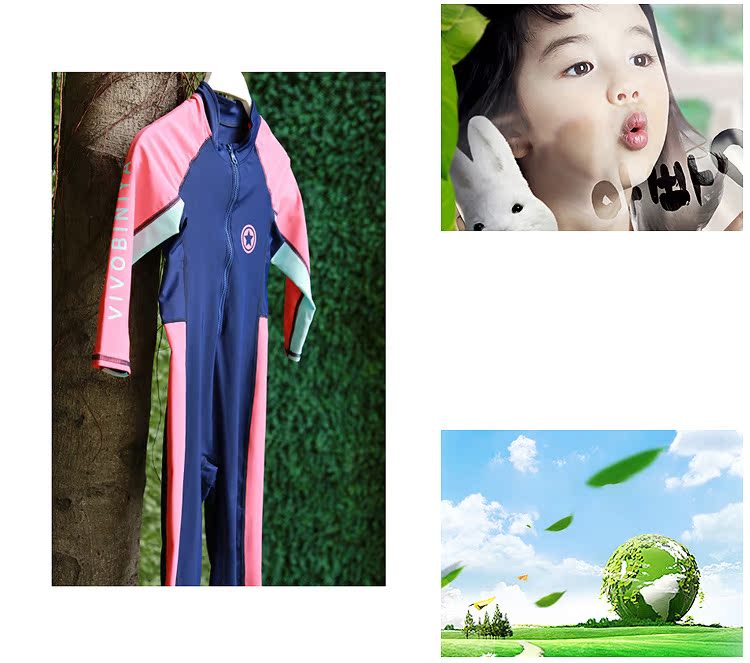 Kem chống nắng cho trẻ em ngông cuồng Áo tắm một mảnh dài tay bé trai bé trai sứa lớn sứa khô nhanh chống nắng ống thở - Bộ đồ bơi của Kid đồ bơi cho be gái 13 tuổi