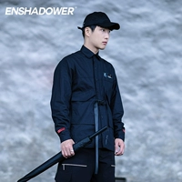 ENSHADOWER che khuyết điểm thương hiệu thủy triều trở lại áo sơ mi nam quốc gia chức năng thủy triều áo gió áo sơ mi ve áo - Áo khoác đôi áo đôi nam nữ