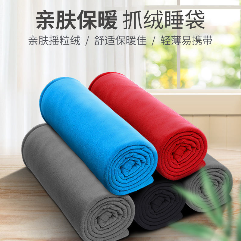 Outdoor Camp Envelope Sleeping Bag Warm Insider Spring and Autumn Nap Sleeping Quarantine Sleeping Bag Portable